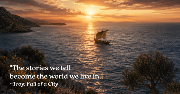 The stories we tell become the world we live in.(2)